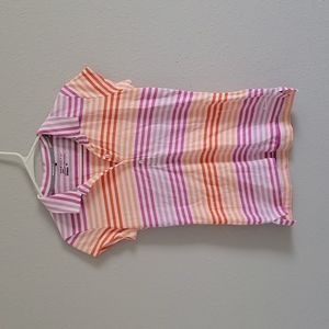 Nike Golf sport Dri fit striped polo new